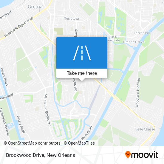 Mapa de Brookwood Drive