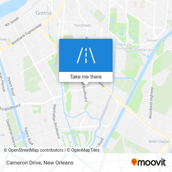 Mapa de Cameron Drive