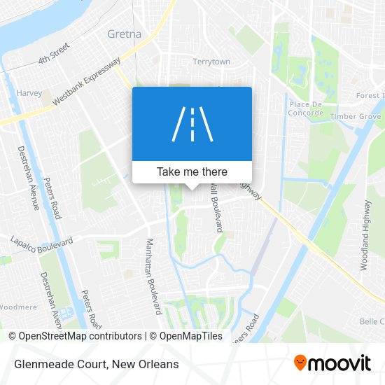 Glenmeade Court map