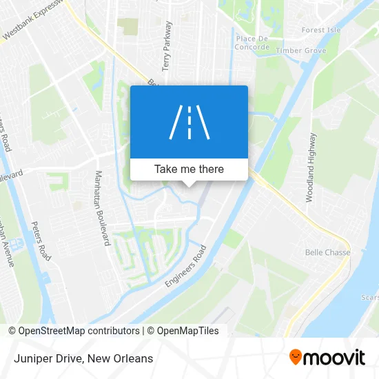 Juniper Drive map