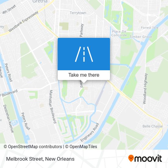 Melbrook Street map