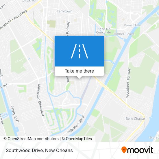 Southwood Drive map