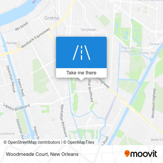 Mapa de Woodmeade Court