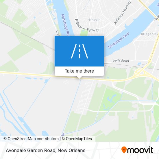 Mapa de Avondale Garden Road
