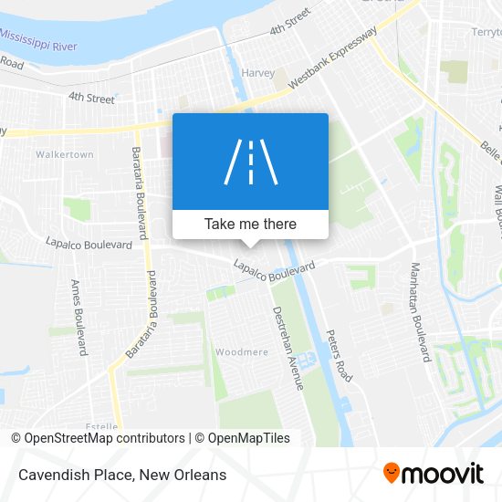 Cavendish Place map