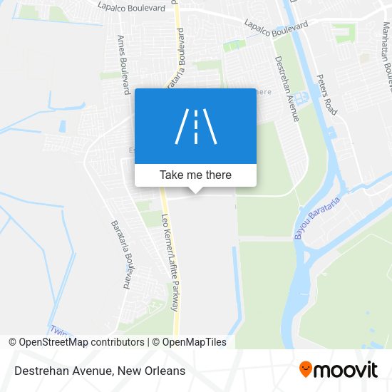 Mapa de Destrehan Avenue