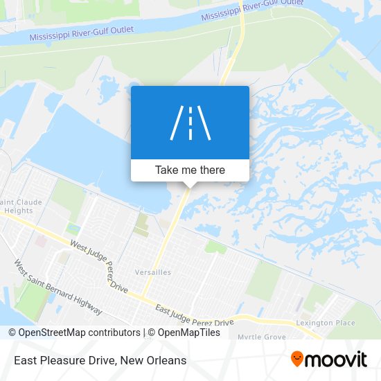 Mapa de East Pleasure Drive