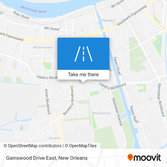 Mapa de Gainswood Drive East