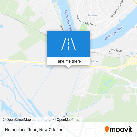 Homeplace Road map
