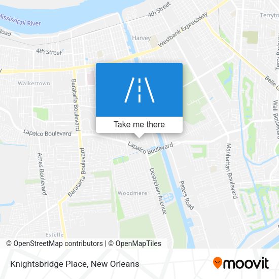 Mapa de Knightsbridge Place