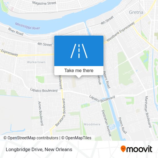 Mapa de Longbridge Drive