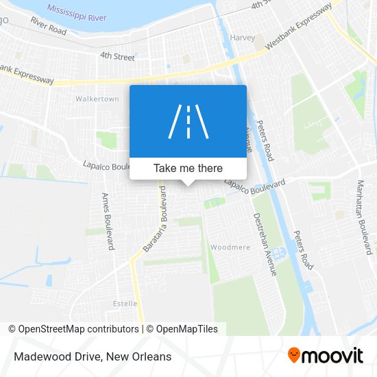 Mapa de Madewood Drive
