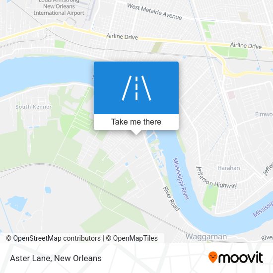 Mapa de Aster Lane