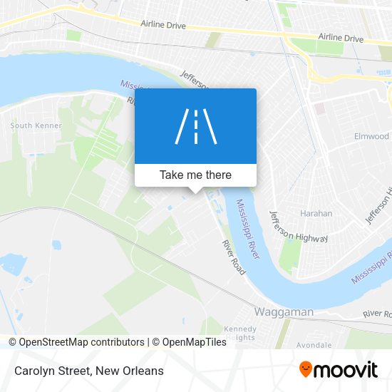 Carolyn Street map