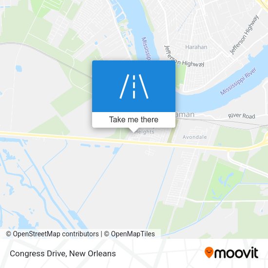 Mapa de Congress Drive