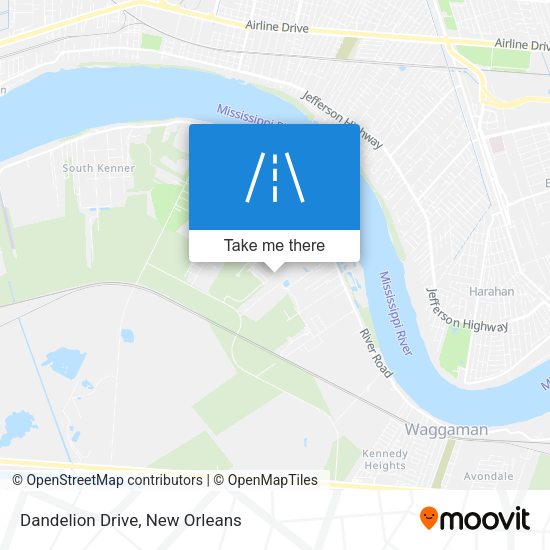 Dandelion Drive map