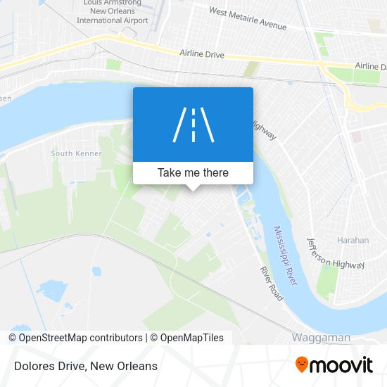 Mapa de Dolores Drive