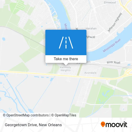 Georgetown Drive map