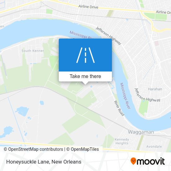 Honeysuckle Lane map