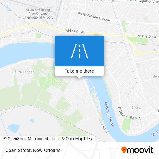 Jean Street map