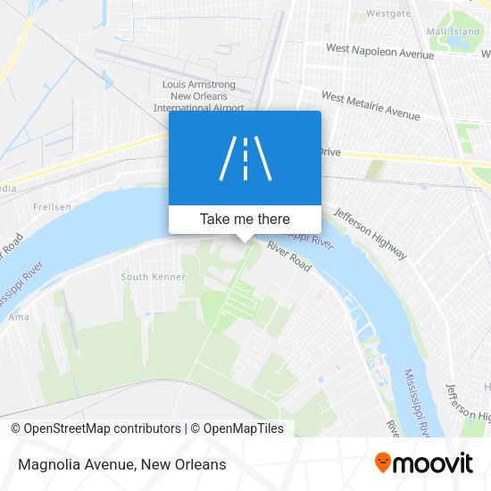 Magnolia Avenue map