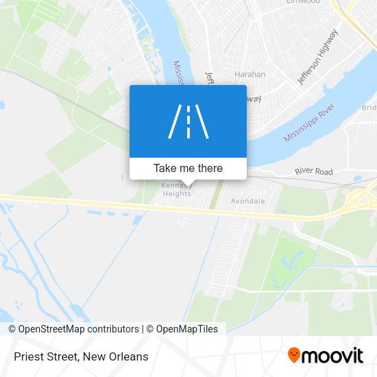 Mapa de Priest Street