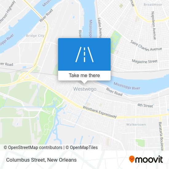 Columbus Street map
