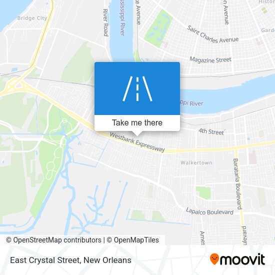 Mapa de East Crystal Street