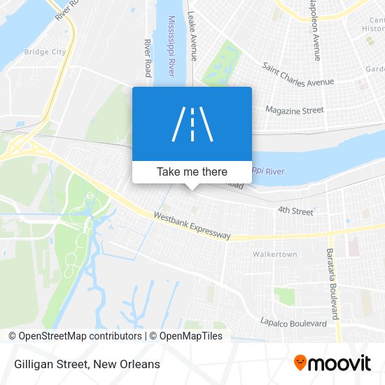 Gilligan Street map