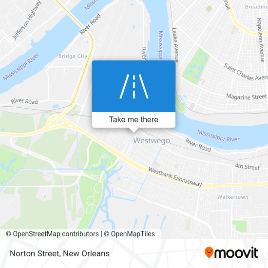 Mapa de Norton Street