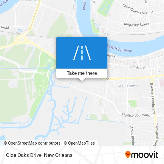 Olde Oaks Drive map