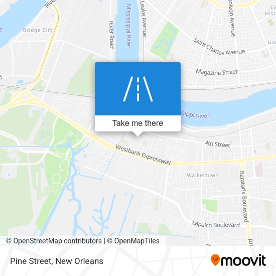 Mapa de Pine Street