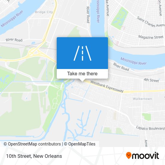 Mapa de 10th Street