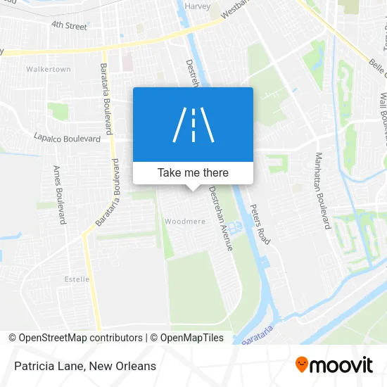 Patricia Lane map