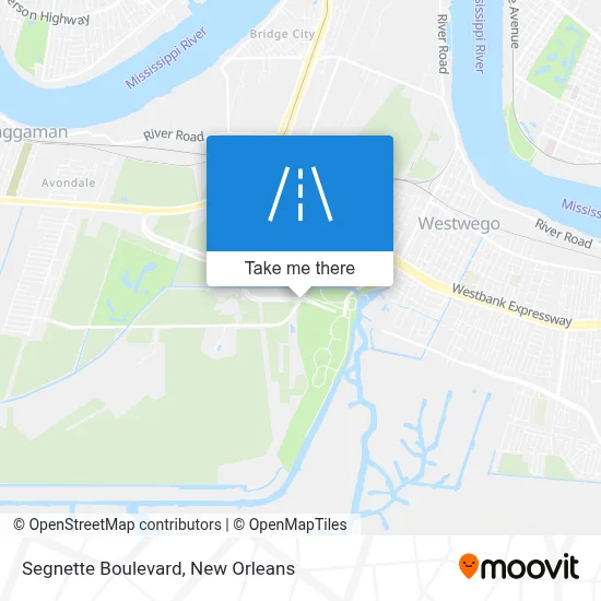 Segnette Boulevard map