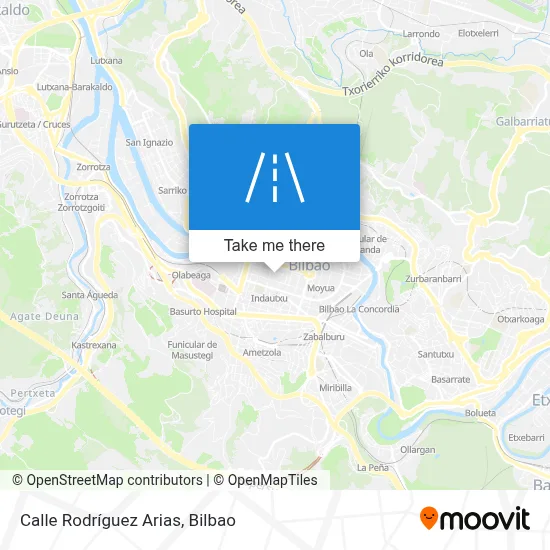 mapa Calle Rodríguez Arias