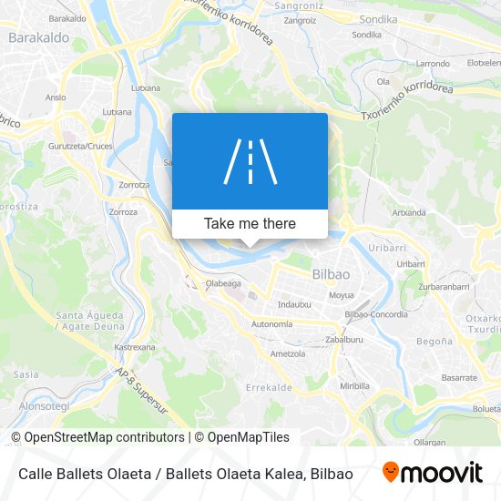 Calle Ballets Olaeta / Ballets Olaeta Kalea map