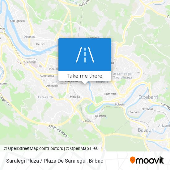 mapa Saralegi Plaza / Plaza De Saralegui