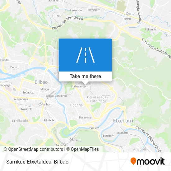 Sarrikue Etxetaldea map