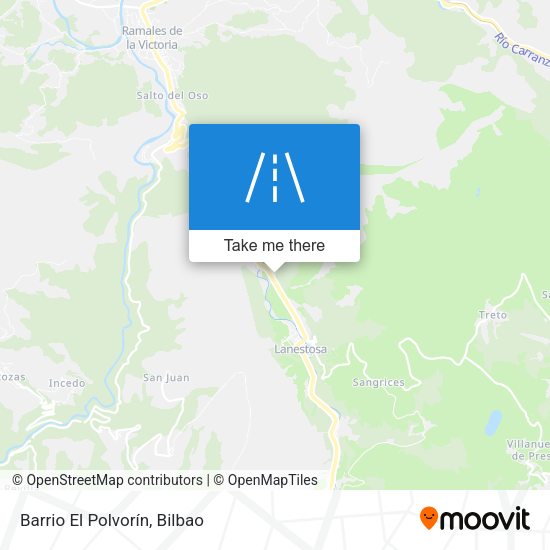 Barrio El Polvorín map