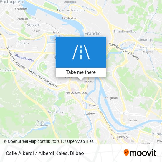 Calle Alberdi / Alberdi Kalea map