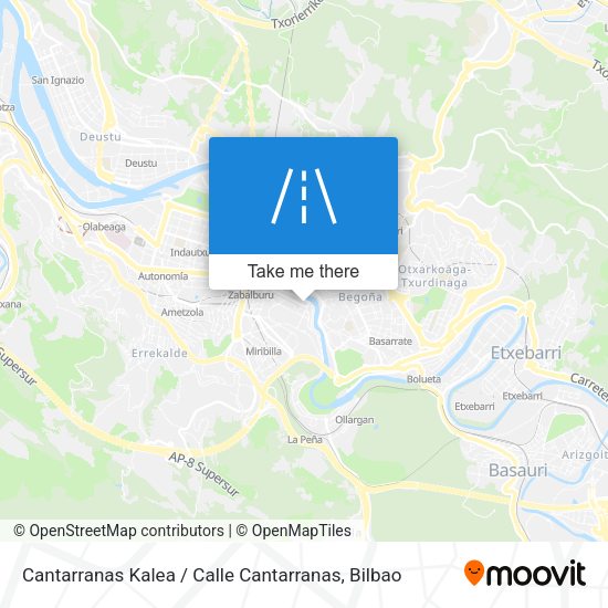 Cantarranas Kalea / Calle Cantarranas map
