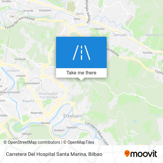 Carretera Del Hospital Santa Marina map
