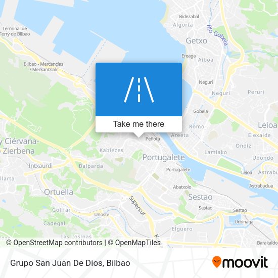 Grupo San Juan De Dios map