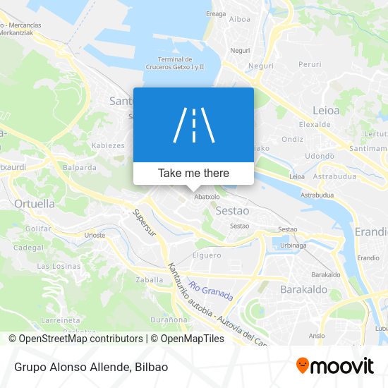 Grupo Alonso Allende map