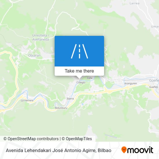 Avenida Lehendakari José Antonio Agirre map