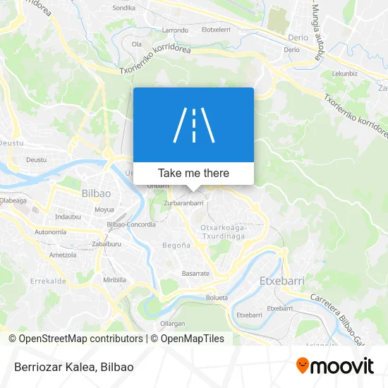 Berriozar Kalea map
