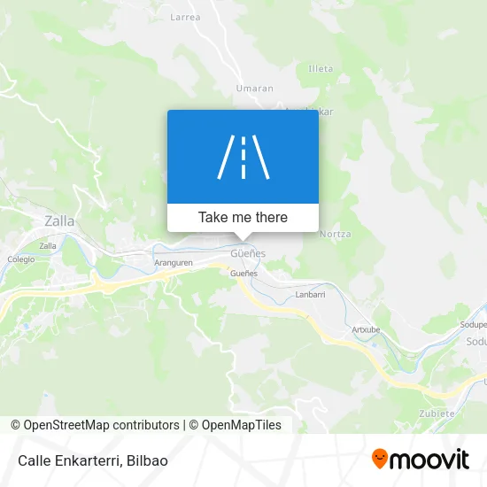 Calle Enkarterri map
