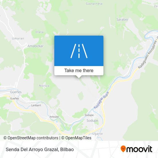 Senda Del Arroyo Grazal map