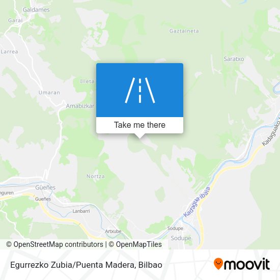 Egurrezko Zubia/Puenta Madera map